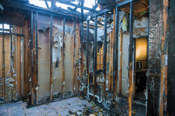 Professional Fire Damage Assessment technician working in Milford, PA